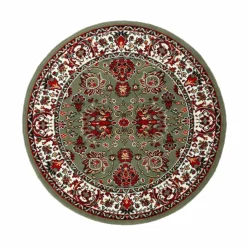 Tapis rond motifs perse
