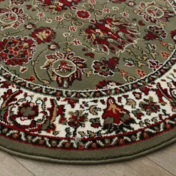 Tapis rond motifs perse
