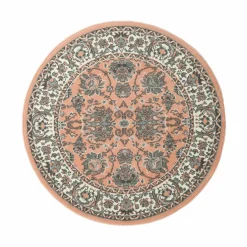 Tapis rond motifs perse