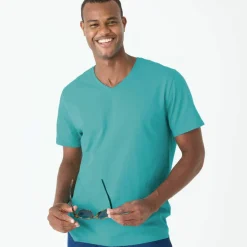 Tee-shirt col V manches courtes
