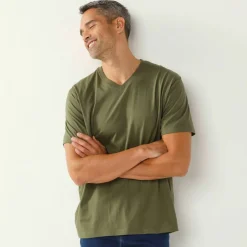 Tee-shirt col V manches courtes