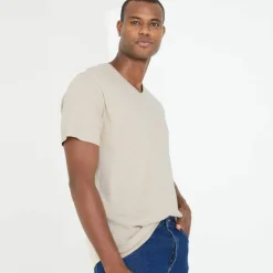 Tee-shirt col V manches courtes - lot de 3