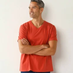 Tee-shirt col V manches courtes - lot de 3