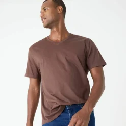 Tee-shirt col V manches courtes - lot de 3