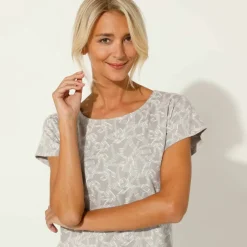 Tee-shirt manches courtes, imprimé
