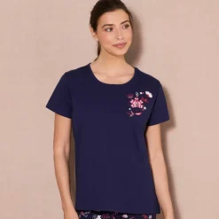 Tee-shirt pyjama manches courtes