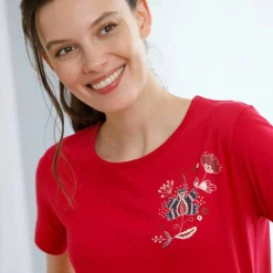 Tee-shirt pyjama manches courtes