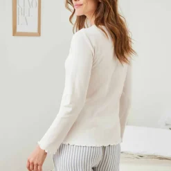 Tee-shirt pyjama manches longues
