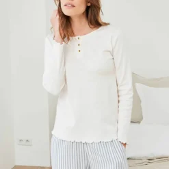 Tee-shirt pyjama manches longues