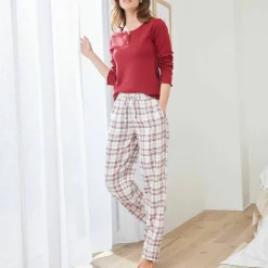 Tee-shirt pyjama manches longues