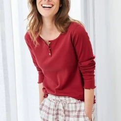 Tee-shirt pyjama manches longues
