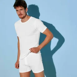 Tee-shirt sous-vêtement homme col rond - lot de 6