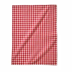 Torchon carreaux coton tissé teint - lot de 3
