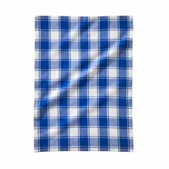 Torchon carreaux coton tissé teint - lot de 3