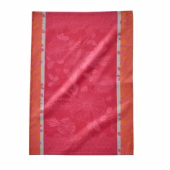 Torchon jacquard jardin d'été coton tissé-teint - lot de 2