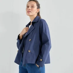 Trench court déperlant