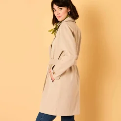 Trench déperlant ceinture amovible