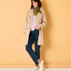 Trench déperlant ceinture amovible