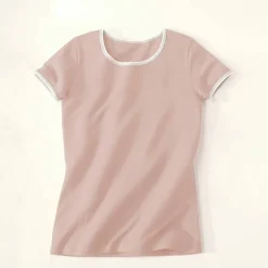 T-shirt bicolore manches courtes