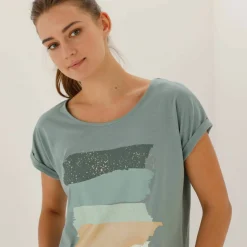 T-shirt boite imprimé 