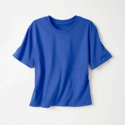 T-shirt boîte manches coudes