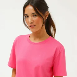 T-shirt boîte manches coudes