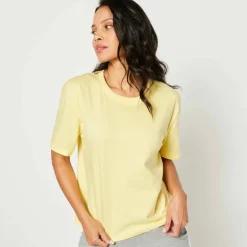 T-shirt boîte manches coudes