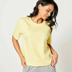 T-shirt boîte manches coudes