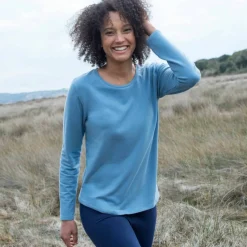 T-shirt chaleur manches longues, col rond