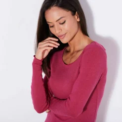T-shirt chaleur manches longues col rond