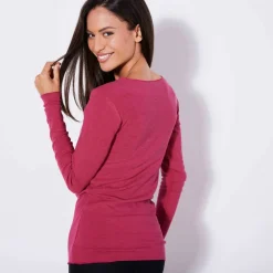 T-shirt chaleur manches longues col rond