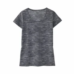 T-shirt chiné manches courtes en coton biologique(**)