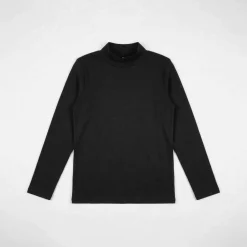 T-shirt col montant manches longues