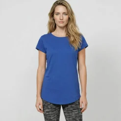 T-shirt col rond, manches courtes