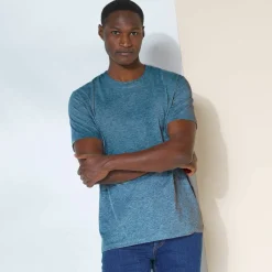 T-shirt col rond manches courtes