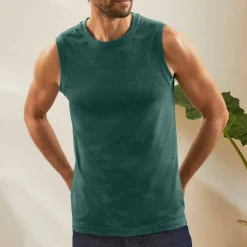 T-shirt col rond sans manches - lot de 3