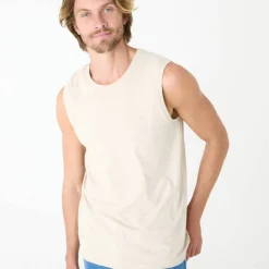 T-shirt col rond sans manches - lot de 3