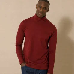 T-shirt col roulé manches longues