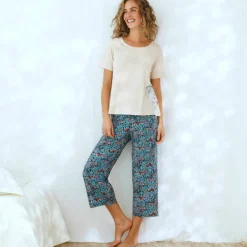 T-shirt de pyjama imprimé Ikat
