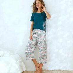 T-shirt de pyjama imprimé Ikat
