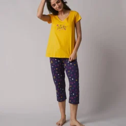 T-shirt de pyjama manches courtes imprimé Estrella