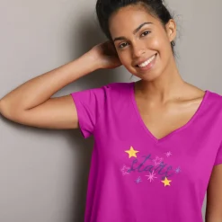 T-shirt de pyjama manches courtes imprimé Estrella