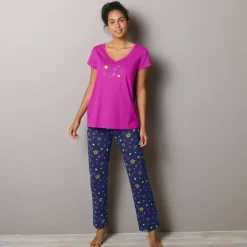 T-shirt de pyjama manches courtes imprimé Estrella