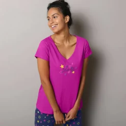 T-shirt de pyjama manches courtes imprimé Estrella