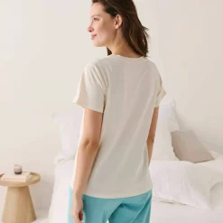 T-shirt de pyjama manches courtes imprimé 