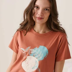 T-shirt de pyjama manches courtes imprimé 