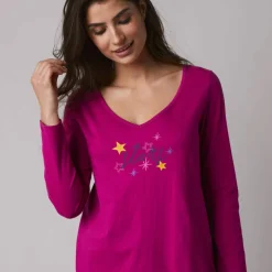 T-shirt de pyjama manches longues imprimé Estrella