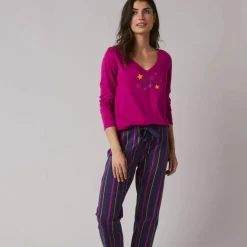 T-shirt de pyjama manches longues imprimé Estrella
