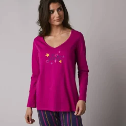 T-shirt de pyjama manches longues imprimé Estrella