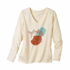 T-shirt de pyjama manches longues imprimé 